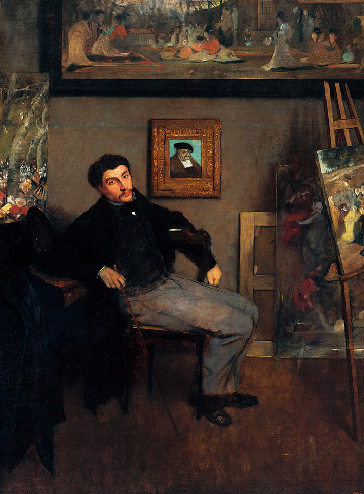  埃德加·德加 Edgar Degas—— 男子肖像 (4)